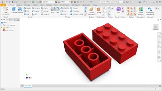 Autodesk Inventor Tutorial #10 | How to make LEGO Brick