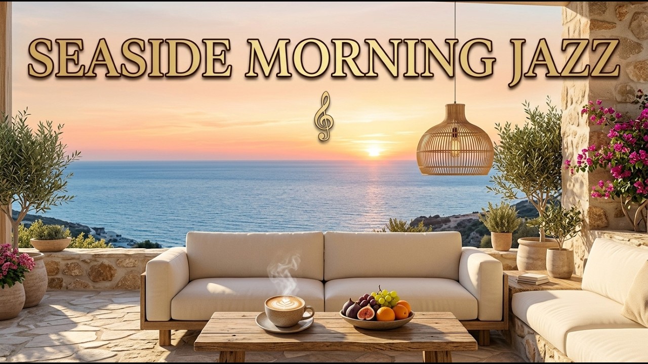 Mediterranean Morning Jazz ☕ Smooth Bossa Nova in a Luxury Ocean