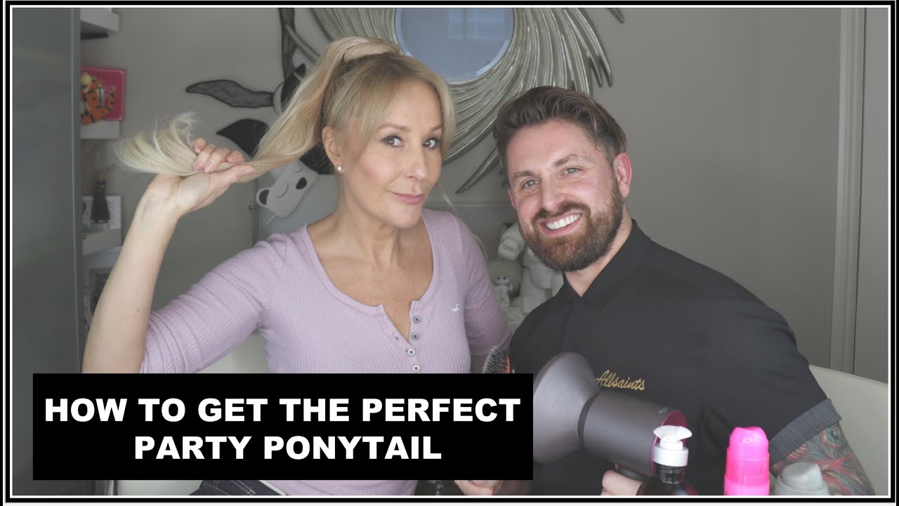 HOW TO DO THE PERFECT PARTY PONYTAIL YouTube