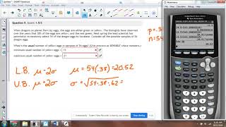 MAT130/131: Chapter 4 - "Usual Range" Problem