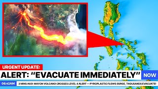 3 Mins Ago Mayon Volcano Crosses Level 4 Alert Pyroplastic Flows Surge, Thousands Evacuate