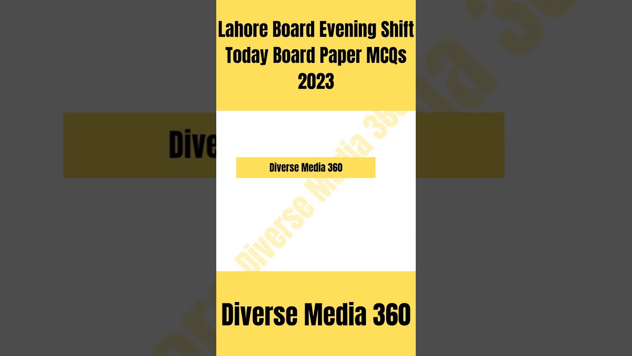 Today 9 Pak Study bise lhr Evening 2023 | 