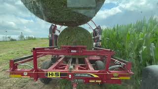 Wrapping 3rd crop Alfalfa on a Family owned 350 cow Dairy!