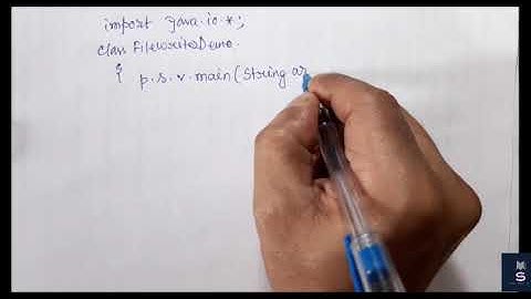 FILEREADER AND FILEWRITER