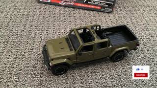 $20 1/27 Jeep Gladiator Diecast by MotorMax Unboxing + Channel Updates!