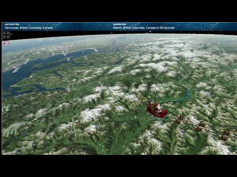 Santa tracker 2025