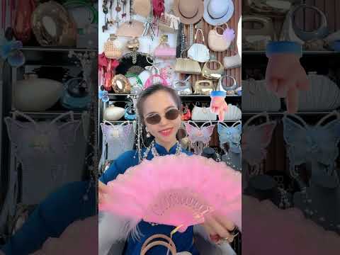 Quạt Lông Vũ Trắng | Phụ Kiện Cưới Đẹp từ Mê Áo Dài