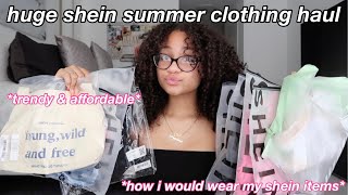 HUGE SHEIN SUMMER HAUL 2021!! *trendy \& affordable*