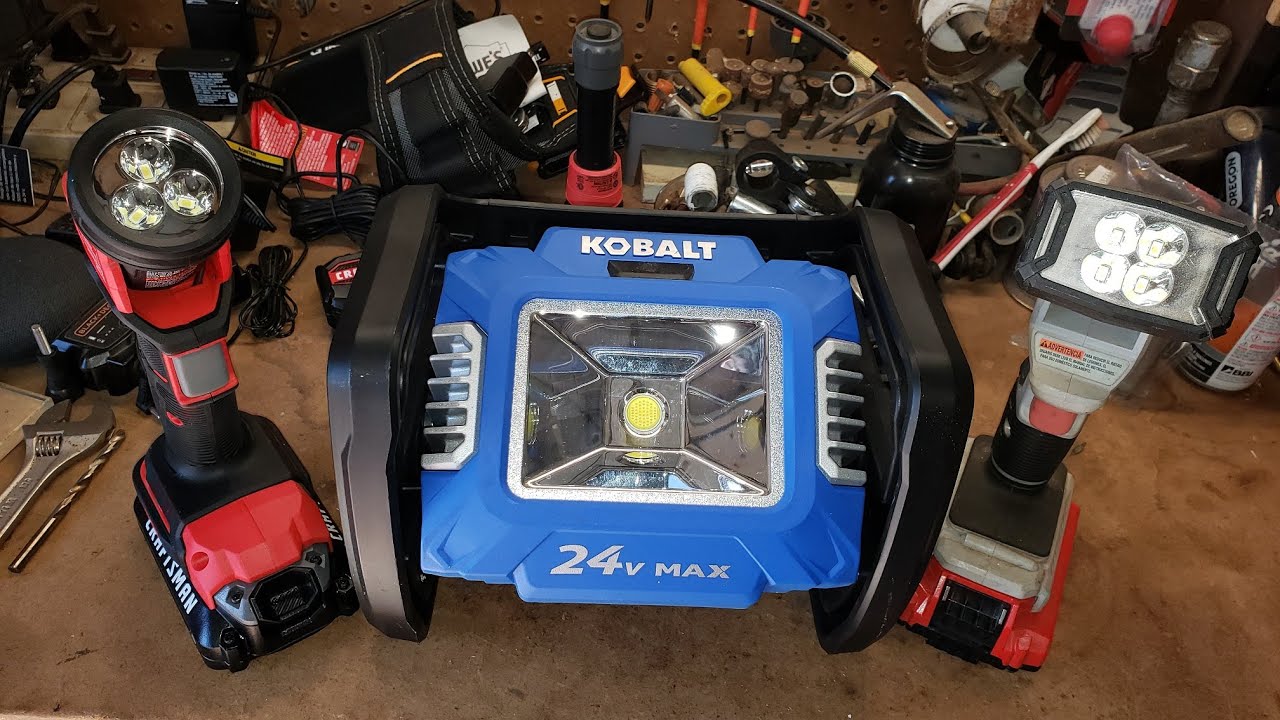The best battery powered work light YouTube