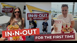 In-n-out Burger | First time experience | Europeans in California, US