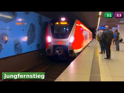 Jungfernstieg S1 - S3 : Hamburg S-Bahn ( DB 490 - 474 )