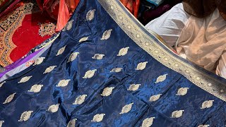 SALE_2026 🔥850-1250₹ Mashru Satin Russian Semi Banarasi Silk Sarees Collection  screenshot 2