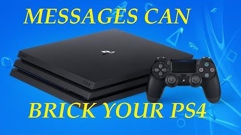 PSN Messages Can Brick Your PS4 | How To Fix ASAP