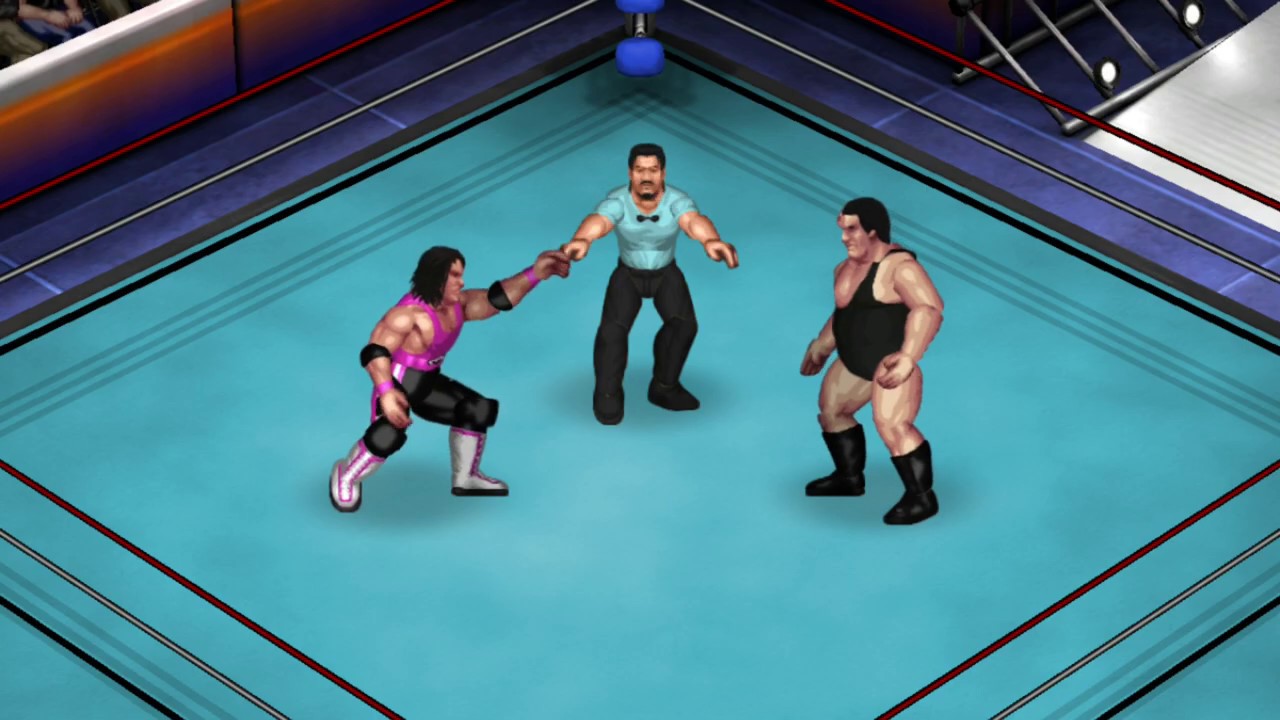 UCW King of The Ring Qualifier Bret Hitman Hart vs Andre The Giant