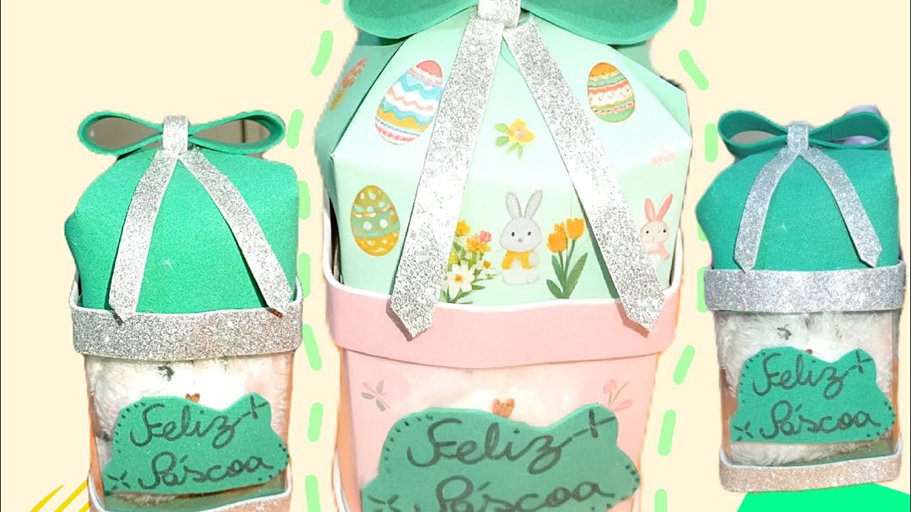 Lembrancinha de garrafa pet e eva