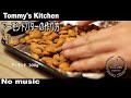 (No music)アーモンドバターレシピ☆作り方☆How ti make almond butter