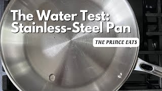 StainlessSteel Pan is NONSTICK | The Water Test | The Prince Eats