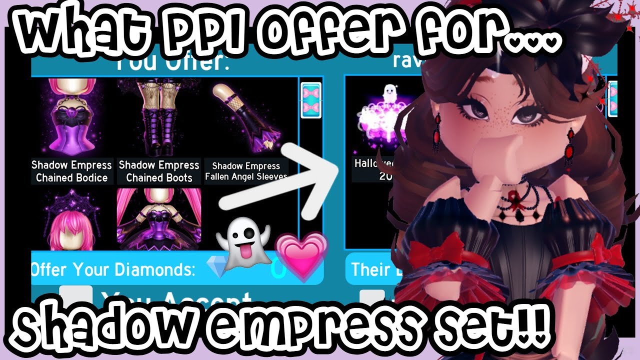 What People TRADE for the Shadow Empress Set in Royale High! Royale