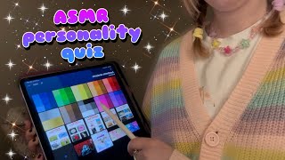 Information ASMR color/aesthetics analysis and personality quiz Update