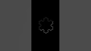 Koch Snowflake | Fractal | #maths #visualart #visualmath #fractal #fractalvisuals