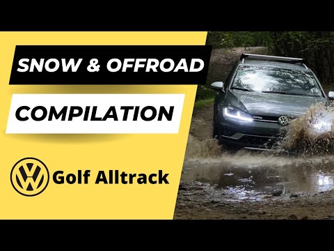 Volkswagen Golf Alltrack Snow & Off-Road Compilation - Best of 2022