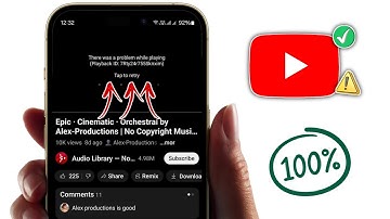 How to Fix YouTube “There was a problem while playing [Playback ID]” Error (2025)