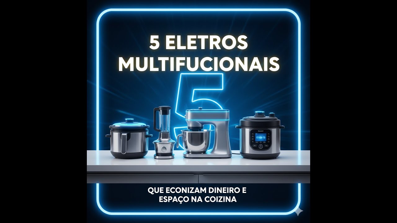 5 eletros multifuncionais que economizam dinheiro e espaço na cozinha