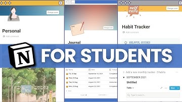Organize your life as a student 🌟 FREE Notion templates
