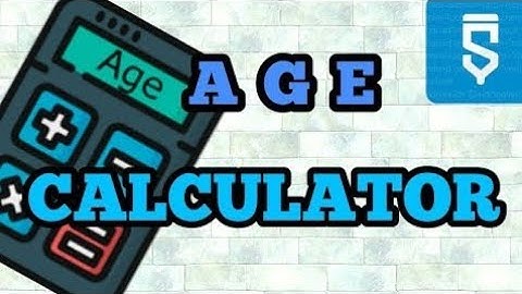 How to create  Age Calculator app in Sketchware | How to make an Age Calculator app using Sketchware