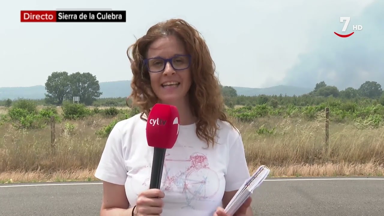 Situación incendio de la Sierra de la Culebra:  CyLTV Noticias 14:30 horas (18/06/2022)