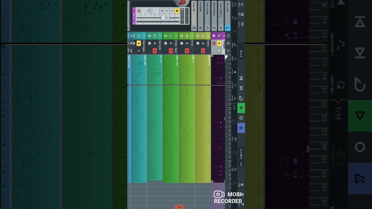 Bateria Forró Cubasis 3 mobile, Android.