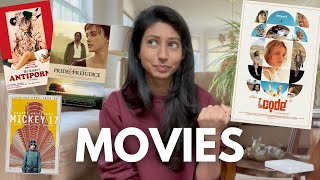 i watched FOUR movies in TWO months! wow!