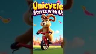 Up Up Unicorn Babys First Letter U With Bunny Time