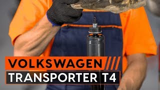 Instalación Kit amortiguadores VW TRANSPORTER IV Box (70XA): vídeo gratis