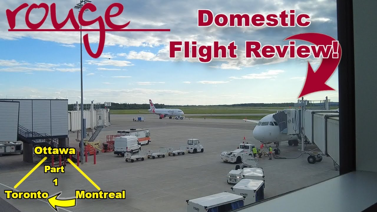 AC ROUGE A319 | Domestic Economy | Montreal - Toronto via Quebec City