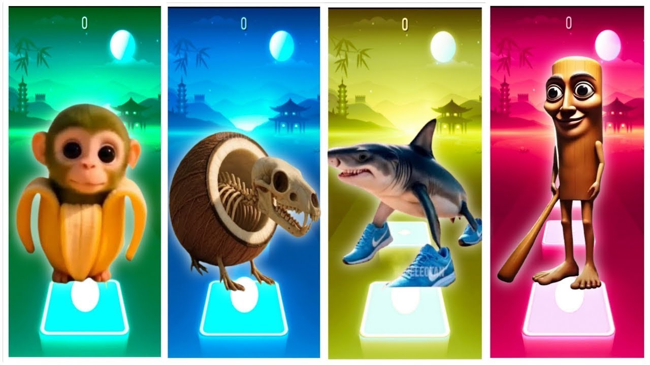 TRALALERITOS vs BRAINROT EXTINCTION vs TUNG TUNG TUNG SAHUR vs TRALALERO TRALALA 🎶 Tiles Hop