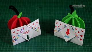 Crea una Tarjeta y una Manzana para el Día del Maestro con Minucitas