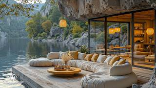 Tranquil Jazz In Lakeside Cafe | Elegant Instrumental Jazz Music For Start A Day, Relaxing Moods