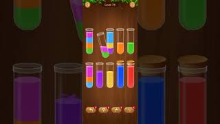 Water Sort level 73 - Color Sort Game,,playlist, Fantasy Word Games #watersortpuzzle