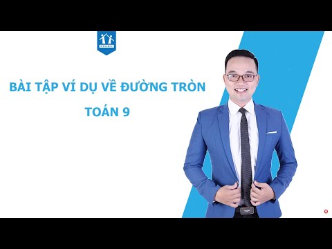 Video Bài tập ví dụ về đường tròn - Toán 9 | Thầy Lưu Huy... - youtube