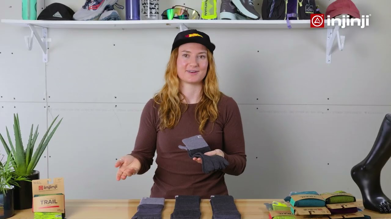 Preview of Injinji Trail Midweight Crew Socks Video