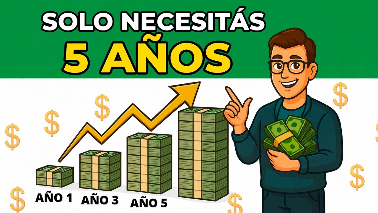 💰 Solo necesitas 5 años para jubilarte anticipadamente: La estrategia de explosión de dinero 2-3-5