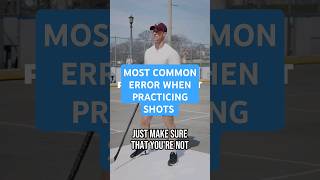 MOST COMMON ERROR WHEN SHOOTING SIDEWAYS #icehockey #hockeydevelopment