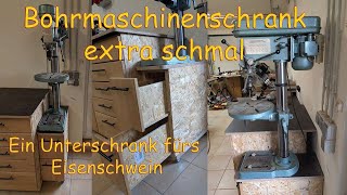 Mobile Werkbank Teil 2 - Ein Unterschrank für die Ständerbohrmaschine