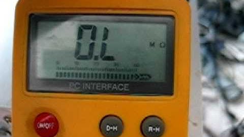 Radio Shack DMM continuity beep