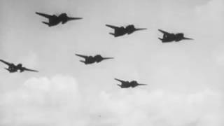 Newsreel from WWII (silent 16mm film, 1942)