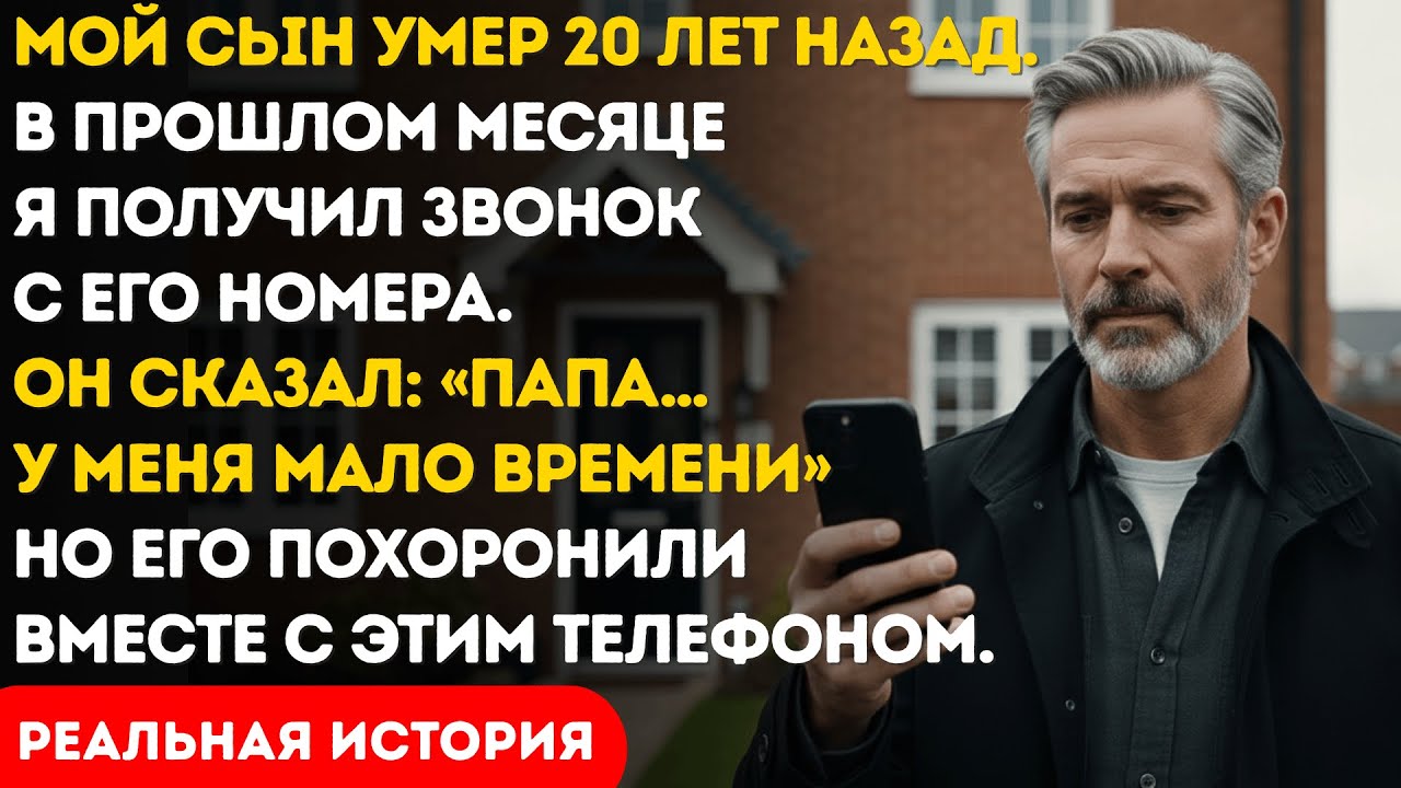 Моего сына похоронили 20 лет назад… Но в прошлом месяце я получил звонок с его номера...