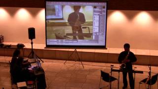 MAX/MSP+Jitter Saxophone  aikamachi+nagie