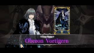 Fategrand Order - Oberon True Name Reveal