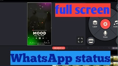 Full screen WhatsApp status video kaise banaye in kine master tutorial editing / trending status